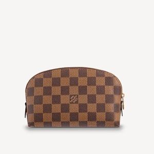 NEW Louis Vuitton Cosmetic Pouch in Damier Ebene with Original Packaging